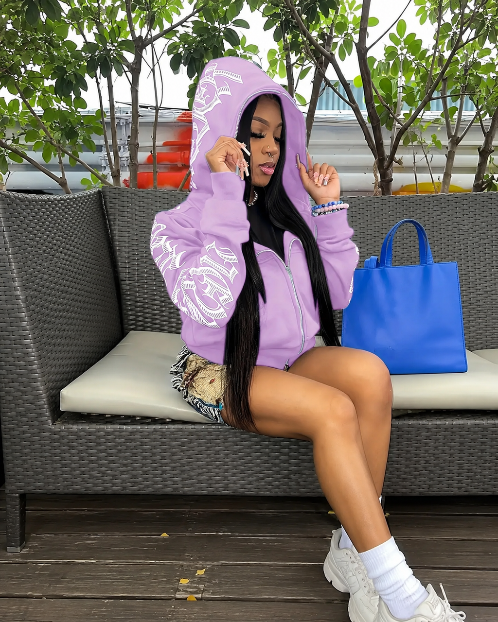 Women's Zipped Hoodie